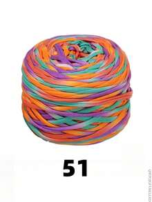 1 Gói Sợi Áo Phông Ombre, Cỡ Lớn 300g/Gói - Rộng 2cm, Sợi Dệt Kim, Mềm Mại, Đa Năng, Thích Hợp Cho Thủ Công DIY, Có Thể Dùng Để Móc Và Dệt Túi, Gối, Búp Bê, Chăn Đựng Đồ, Dép Đi Trong Nhà, Các Dự Án Móc Len, Nhiều Màu Sắc Có Sẵn, Sợi Nhiều Màu, Sợi Polyester, Sợi Acrylic, Sợi Móc Len, Sợi Thủ Công, Cuộn Sợi Sống Động, Vật Liệu Thủ Công Đa Năng, Phụ Kiện Và Vật Tư Dệt - Nhiều màu - Xem 25
