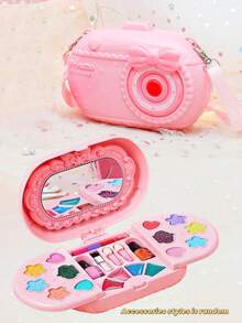 儿童笔记本化妆包 - 合上是一本笔记本，打开是化妆盘。角色扮演玩具套装和女孩的生日快乐礼物 - 款式 - 查看 5