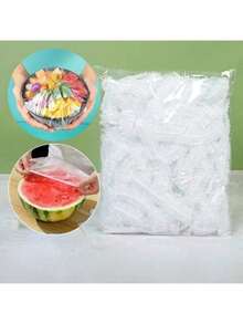 100pcs Reusable Silicone Food Saver Lids - Elastic Bowl Dish Covers, Reusable Seal Bags For Fruits & Foods, Disposable Food Containers With Lids - Multicolor - View 4