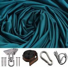 155*400cm XL Yoga Hammock Set (Includes All Accessories), Aerial Silk Hammock, Elastic Fabric Hammock. Suitable For Indoor And Outdoor Hanging Hammock, Ideal For Yoga, Camping, Picnics And More.