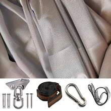 155*400cm XL Yoga Hammock Set (Includes All Accessories), Aerial Silk Hammock, Elastic Fabric Hammock. Suitable For Indoor And Outdoor Hanging Hammock, Ideal For Yoga, Camping, Picnics And More.