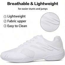 CADIDL Cheer Shoes Women White Cheerleading Shoes for Girls and Youth - Ld26blanco - Ver 2