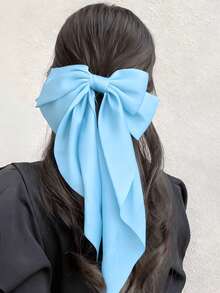 2/1 个大号蓝色发夹，复古蝴蝶结发夹，可爱蝴蝶结设计，适合日常佩戴、节日、派对、圣诞节等场合，可爱蝴蝶结发夹，蝴蝶结，女士发饰，发爪，发夹，头部饰品，发卡 - 彩色 - 查看 6