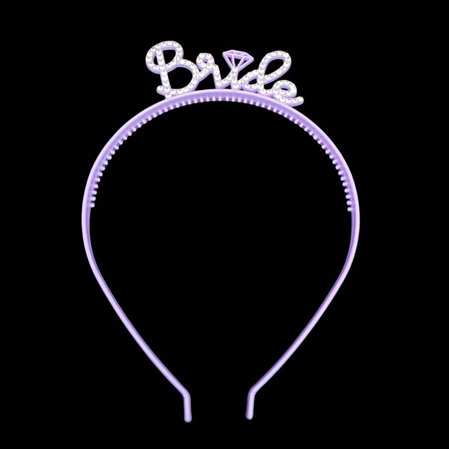 اكسسوارات عيد الحب، شريط رأس بلاستيك ABS بشكل حرف عيد الميلاد