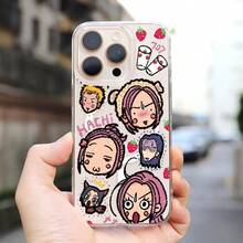 1pc Nana Osaki Anime Phone Case Transparent Magnetic Covercompatible With  16 14 13 11 12 15 Pro Max X XR XS Plus SE,Covercompatible With  17 Case,  17 Pro Case,  17 Pro Max Case - z1 - Xem 2