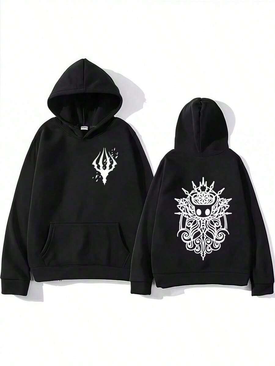 Game Hollow Men Hoodie Men Casual Fashion Loose Spring Autunm Pullover Sweatshirt Cosplay Clothes O-Neck Hoody OSNE - 黑色 - 查看 1