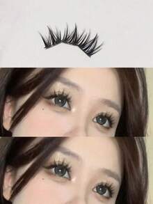 120pcs,This 120-Cluster Segmented False Eyelash Set Features A Large-Capacity Design With 12 Rows, Offering A Fluffy And Realistic Feel. This Three-Piece Set Boasts A Relaxed, Effortless Style And Is Suitable For Eyelash Lengthening. Made With Ultra-Fine Black Bands, It's Perfect For Everyday Wear, Portable, Reusable, And Comfortable Without Irritation. Other Names For This Product Include: Clustered False Eyelashes, Single-Cluster False Eyelashes, Segmented False Eyelashes, False Eyelashes, And Simulated Eyelashes. - màu đen - Xem 4