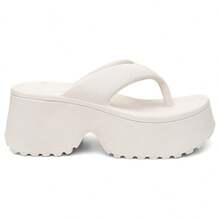 Women's Heeled Flip-Flops: Style And Modernity - 香檳色 - 查看 7