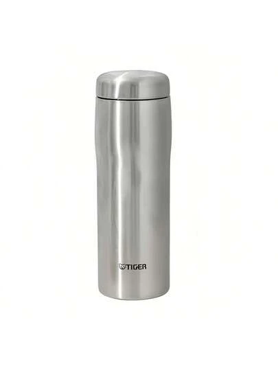 Tiger MJF-A048 480ml Lightweight Stainless Steel Vacuum Insulated Mug, 304 Insulated Liner, Long-Lasting Hot And Cold Insulation, Leak-Proof, Odorless, Suitable For Office, Travel, And Daily Use, Stainless Steel Color