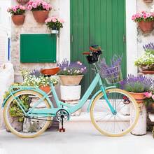 24/26-Inch Women's City Bicycle With Front Basket | Comfort Seat, Dual Brakes & Anti-Slip Tires - Perfect For Urban, Beach & Park Rides - 綠色 - 查看 2