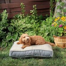 Sadie Reversible Pet Bed Small Gray Geometric - Pequeño - Ver 1