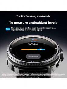 Samsung Watch8 Smartwatch With Bluetooth Calling Function, Sports And Health Monitoring, 8.6mm Slim Body, Suitable For Daily Use, And Available In Rock Gray. - Muyan Grey - View 3