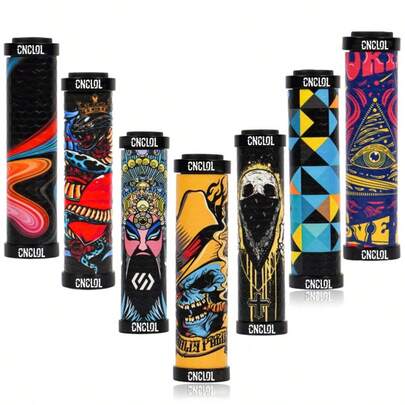  CNC硅胶山地车把套 - 锁紧式 22.2mm 自行车骑行配件