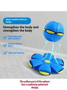 1 个弹跳变形球、派对游戏礼物、UFO 飞球、户外花园沙滩运动、适合万圣节/圣诞节/感恩节成人派对游戏 - 减压球