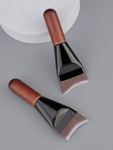 1 Pc Flat Foundation Brush Super Thin Blade Foundation Makeup Brush Angled Liquid Foundation Brush Soft Synthetic Bristles Makeup Brushes For Facial Premium Soft Synthetic Contour Brush,Foundation Brush,Concealer Brush,Blush Brush,Contour Brush,Blush Brush,Bronzer Brush,Powder Brush,Foundation Brush,Blush Brush