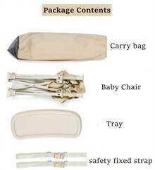 Kids Folding Chairs - Beige - View 10