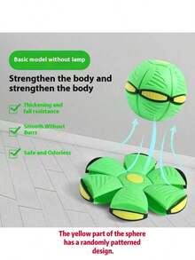 1 个弹跳变形球、派对游戏礼物、UFO 飞球、户外花园沙滩运动、适合万圣节/圣诞节/感恩节成人派对游戏 - 减压球