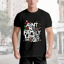 Camiseta de Familia Ain'No Family Like One I Got - Algodón 245g - Cuello Redondo y Ajuste Slim - Transpirable - Regalo de Navidad - Unisex S-3XL - Negro - Ver 3