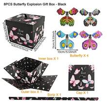 DIY Photo Explosion Box Gift Set, Romantic Surprise Box, No Batteries Required, Paper Material, Surprise Love Memory Photo Album Box, Suitable For Anniversary, Birthday, Valentine's Day, Wedding - Unbound Paper Handmade Kit, Couples Only, Girlfriend Gift, Boyfriend Gift, Valentine's Day Gift, New Year Gift Valentine Day - Multicolor - View 17