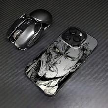 Funda de Teléfono de Anime de Lujo de Ataque a los Titanes para Oppo Reno13 Reno12 Reno11 Reno10 Reno8 Reno7 Z F T Pro Plus 4G 5G Cubierta Mate, Cubierta Compatible con Funda de  17, Funda de  17 Pro, Funda de  17 Pro Max - CYB-293CY75034A2 - Ver 11