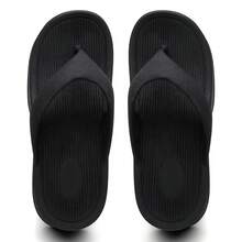 Women's Heeled Flip-Flops: Style And Modernity - 黑色 - 查看 3