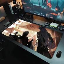 Ouse Pad Large Love And Deepspace Gaer Keyboard At Pads Gaing Desk Protector Laptops Ousepad Deskat PC HD Anie Ousepad - trắng - Xem 11