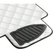 Handy Laundry - Alfombrilla de planchado magnética cambia cualquier superficie plana en una tabla de planchar silicona antideslizante para colocar tu plancha caliente fácil de llevar cuando viajas - Gris - Ver 3