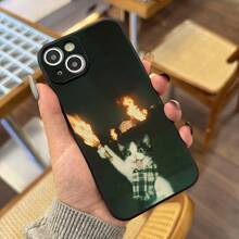 1pc Happy Flame Cat Matte Soft Phone Case Suitable For IPhone 16, 15, 14, 13, 12, 11 Pro Max, 14 Plus, 15 Plus, XS, XR, X, 8, 7, SE 2020 - 1 CÁI - Xem 5