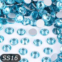 ICIQ Blue Series Silver Base Non-Hot Fix Crystal Glass Material Rhinestone, Decorative For Shoes, Clothes, Hats, Cups, Nails And Other Daily Items - Multicolor - View 15