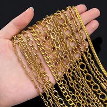 2米时尚不锈钢十字链回形针链，适合DIY珠宝制作项链手链配件 - 鏈條 - 查看 3