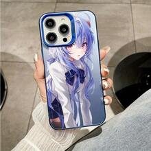 Funda de teléfono con patrón de chica anime para iPhone 16, linda 16PROMAX, única 15PRO, hermosa 16PLUS, de alta calidad 13PROMAX para hombres, 14PROMAX para mujeres, fundas de teléfono 14PRO, 12PRO de moda, 14 creatividad, 11 estética, 16PRO TPU engrosado, 13PRO simple pero única, XR con acabado mate, funda de teléfono XSMAX anti-golpes y resistente a caídas 15PLUS/14PLUS/XS/15/13/12/16/12PROMAX/11PRO/15PROMAX/11PROMAX - Blanco - Ver 10