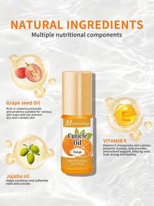 5毫升水果指甲营养油 6种香味 指甲护理角质层修复油 预防指甲老化 指甲油 滋养肌肤 美甲护理 女性女孩适用