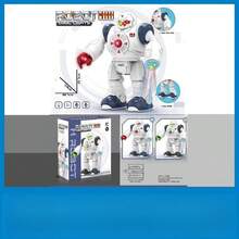 Juguete robótico inteligente interactivo 22cm + luces, sonidos y movimiento + aprendizaje STEM en casa/escuela + diversión educativa para infancias - Blanco - Ver 2