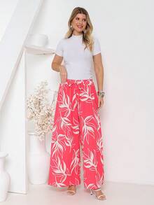 Flower Leaf Plants Pocket Knot Holidays - Pink - View 3