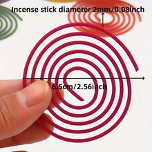 Assorted Fragrance Incense Sticks - Includes Lavender, Lemongrass, Orange, Jasmine, Rose Scents, Suitable For Home, Yoga, Camping (Halloween, Christmas, Thanksgiving) - Decorative Packaging Gift Set, Aromatherapy Accessories Home Decor - Multiple Fragrance Blended Incense Coils - View 3