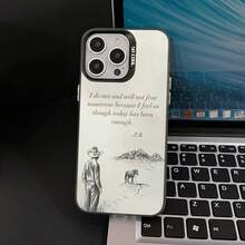 Funda de teléfono retro Z-Zach B-Bryan Cantante del Campo para iPhone 16 15 14 13 12 11 Pro Max X XR XS Max 8 7 Plus, cubierta trasera mate a prueba de golpes - Mezcla de colores - Ver 1