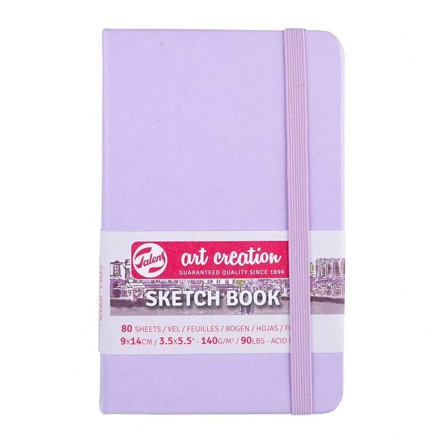 Tarence T9314-131M 452124 Art Creations Sketchbook, Drawing Notebook, 3.5 X 5.5 Inches (9 X 14 Cm), Pastel Violet,9*14cm,Pastelviolet - 淡紫色 - 查看 1