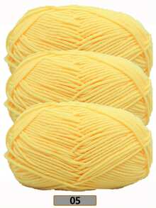 3 Rolls/150g 5-Ply Acrylic Blended Yarn, 50g Per Roll, 100% Acrylic Soft Yarn, Medium Thickness - Ideal For Handmade Knitting, Weaving, DIY Crafts, Knitting And Crocheting, Soft And Versatile, Suitable For DIY Crochet And Woven Bags - Multicolor - View 25