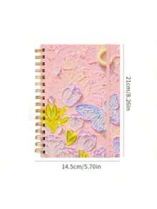 批发加厚线圈A5高颜值ins风学生笔记本硬皮活页日记本 - 彩色 - 查看 13