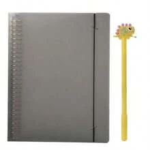 可拆卸 A4/A5 活页夹封面、学生活页笔记本、办公用品、返校用品、学校用品 - 綁帶款活頁夾 - 查看 37