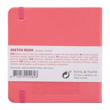Royal Talens Japan T9314-314M 441874 Art Creation Sketchbook, Drawing Notebook, 4.7 X 4.7 Inches (12 X 12 Cm), Coral Red,12*12cm,Coralred - 珊瑚紅 - 查看 3