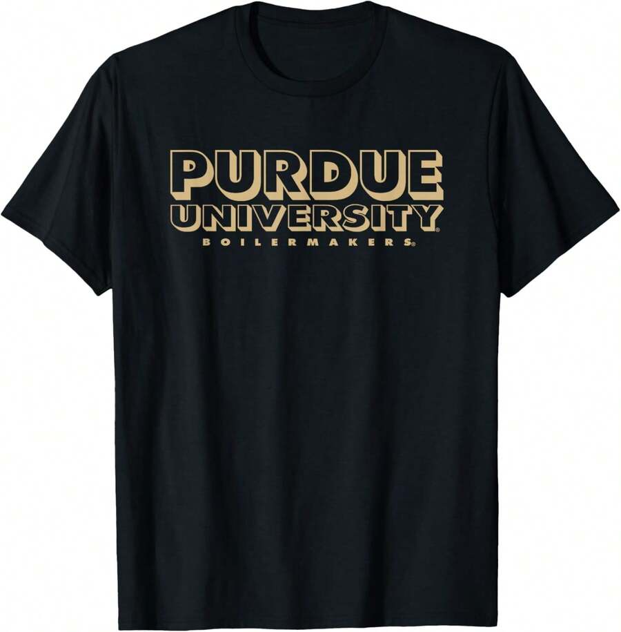 Purdue Boilermakers Peruse  T-Shirt - 黑色 - 查看 1