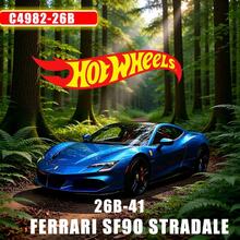 Mattel 风火轮 1:64 比例玩具车，仿真汽车收藏/展示/玩耍 - 2026-B 批次 - 法拉利/保时捷/男孩礼物 - FERRARISF9O STRADALE - 查看 5