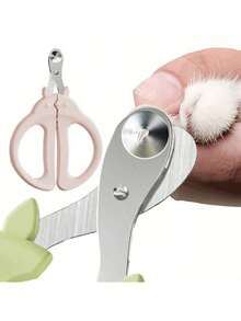 Professional Cat Nail Clippers With Safety Guard Round Hole Anti Bleeding– Perfect For Cats Of All Sizes And Breeds - Multicolor - View 2