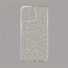Clear White Leopard Print Design, UV Printed Phone Case For IPhone 16, 16 Plus, 16 Pro, 16 Pro Max, 13, 13 Pro, 13 Pro Max, 12, 12 Pro, 12 Pro Max, 11, 11 Pro, 11 Pro Max, 7, 8, X And Other Models - 無色 - 查看 6