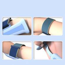 Entrenador de Postura de Escritura, Corrector de Agarre de Lápiz Ergonómico Ajustable para Aliviar la Presión de la Muñeca para Niños para Mejorar la Fuerza de Agarre, el Control - 1 - Ver 4