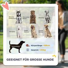 PawHut Foldable Stroller For Large Dogs And Cats Up To 30 Kg, Includes Cushion, Mesh Windows And Doors, Storage Bag, Straps And Brakes. Dark Gray Color. - 深灰色 - 查看 8