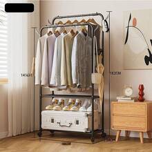 Multi-Layer Hanging Clothes Rack With Drying And Storage Functions For Clothes, Hats, Shoes And Pants – Space-Saving Freestanding Organizer For Bedroom And Dorm, Easy Assembly, Durable Construction, Versatile For Wardrobe, Laundry Room, Seasonal Gear, And Daily Organization, Ideal For Small Apartments And Shared Living, Keeps Garments Dry, Accessible, And Clutter-Free With Modern Design Compatible With Various Interior Styles - Multicolor - View 17