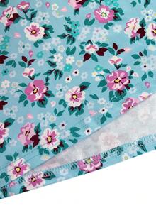 Plus Size Pocket Printed Casual Dress, Suitable For Daily Wear, Vacation, Spring/Summer, Sleeveless Summer Dress - Multicolor - View 7