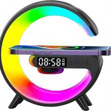 Lámpara Multifuncional G63 con Sonido Envolvente y Carga Rápida por Inducción - Multicolor - Ver 3